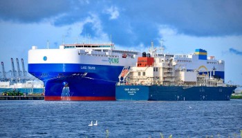 Avec TotalEnergies, le port du Havre r&eacute;alise son premi&egrave;re approvisionnement GNL en ship-to-shop