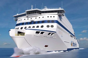 Honfleur : le futur navire GNL de Brittany Ferries mis à l'eau
