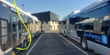Ile-de-France Mobilit&eacute;s poursuit sa conversion au biom&eacute;thane