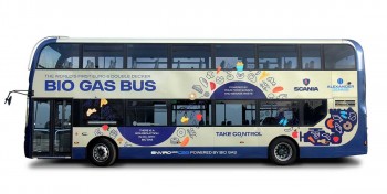Angleterre : Ipswich teste un bus à deux étages au biogaz