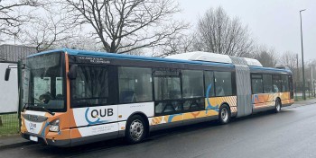 Quimper reçoit son premier bus articulé au gaz naturel