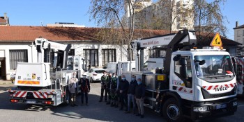Des camions nacelles au gaz naturel pour la mairie de Lyon