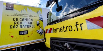 Grenoble : la M&eacute;tropole re&ccedil;oit ses premi&egrave;res bennes &agrave; ordures GNV