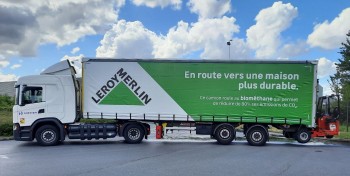 Leroy Merlin roule au vert contre vents et mar&eacute;es