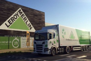 Au Portugal, les camions Leroy Merlin passent au biométhane  
