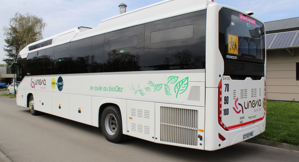 Une nouvelle station bioGNV pour les autocars Linevia