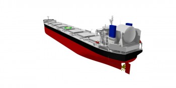Feu vert pour le vraquier bicarburation GNL de Tsuneishi Shipbuilding