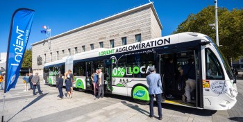 Lorient met en service ses premiers bus au biogaz