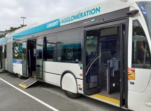 Trois nouveaux bus au biogaz pour Lorient Agglomération