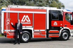 Magirus présente un camion de pompier au GNV