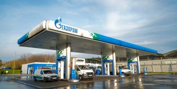 Inauguration de la plus grande station GNV d'Europe &agrave; Moscou