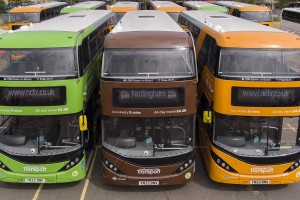 De nouveaux bus au biogaz à deux étages pour Nottingham