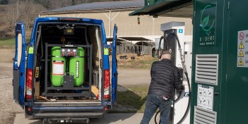 Nomacub : Cargaz pr&eacute;sente son distributeur de biogaz portable