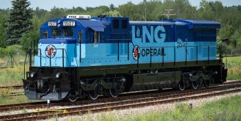 En Estonie, Operail teste sa premi&egrave;re locomotive de fret au GNL