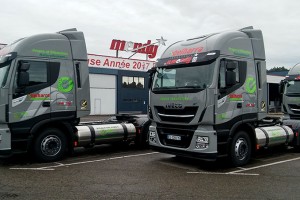 Les Transports P. Mendy s'équipent de trois nouveaux camions GNL