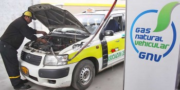 Au P&eacute;rou, pr&egrave;s d'un demi-million de v&eacute;hicules roulent au gaz naturel