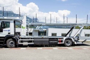 Ile-de-France : un porte-voitures au gaz pour le transporteur Pedretti