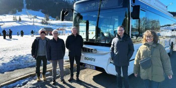 A Praz-sur-Arly, le ski bus carbure au biom&eacute;thane