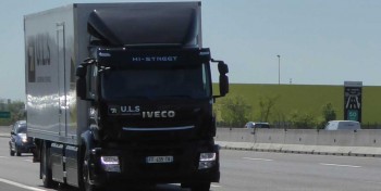 Ce camion au gaz naturel comprim&eacute; (GNC) r&eacute;alise un record d'autonomie 