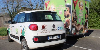 Avec GRDF, le Refuge de l'Arche re&ccedil;oit son premier v&eacute;hicule bioGNV