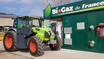 CRMT présente son tracteur agricole rétrofité au biogaz