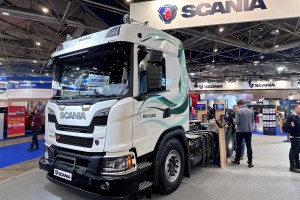 Solutrans 2023 : Scania renforce sa gamme avec deux nouveaux moteurs GNV