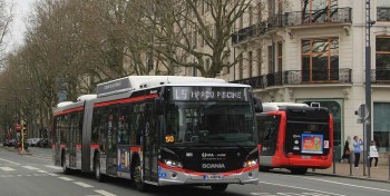 14 nouveaux Scania Citywide GNV pour Lille