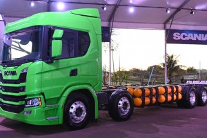 Brésil : 900 km d'autonomie pour les camions GNC de Scania