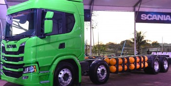 Br&eacute;sil : 900 km d'autonomie pour les camions GNC de Scania