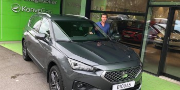 En Su&egrave;de, le Seat Tarraco roule au gaz naturel