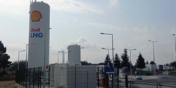 A V&eacute;mars, Shell ouvre sa huiti&egrave;me station GNL en France