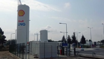 A V&eacute;mars, Shell ouvre sa huiti&egrave;me station GNL en France