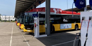 Bus GNV : Mesure Process &eacute;quipe le d&eacute;p&ocirc;t de Sol&eacute;a &agrave; Mulhouse