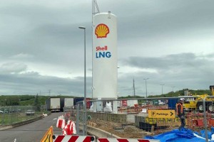 La station GNL Shell de Metz - Saint Privat en bonne voie