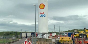 La station GNL Shell de Metz - Saint Privat en bonne voie