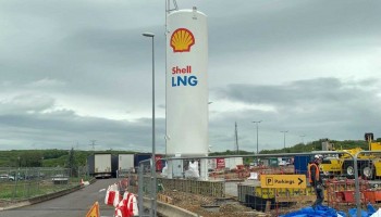 La station GNL Shell de Metz - Saint Privat en bonne voie