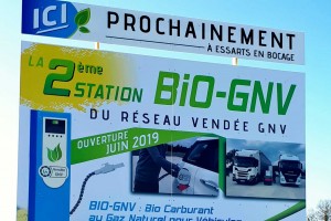 Vendée : début de travaux pour la station GNV des Essarts