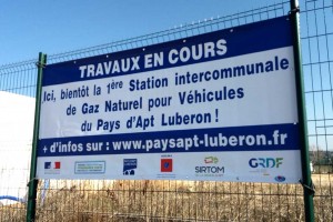 Une station GNV intercommunale pour le Pays d'Apt Luberon