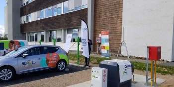 Bretagne : le SDE 35 inaugure une premi&egrave;re station GNV privative