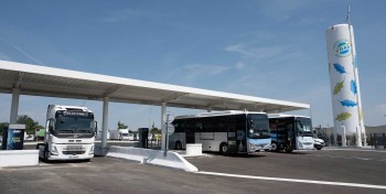 Dans l'Ain, Proviridis inaugure la station GNV de Viriat