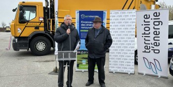 Dans le nord, SEVEN pose la premi&egrave;re pierre de la station bioGNV de Wormhout