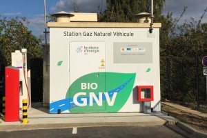 TE61 inaugure la première station GNV du département de l'Orne