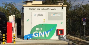 TE61 inaugure la premi&egrave;re station GNV du d&eacute;partement de l'Orne