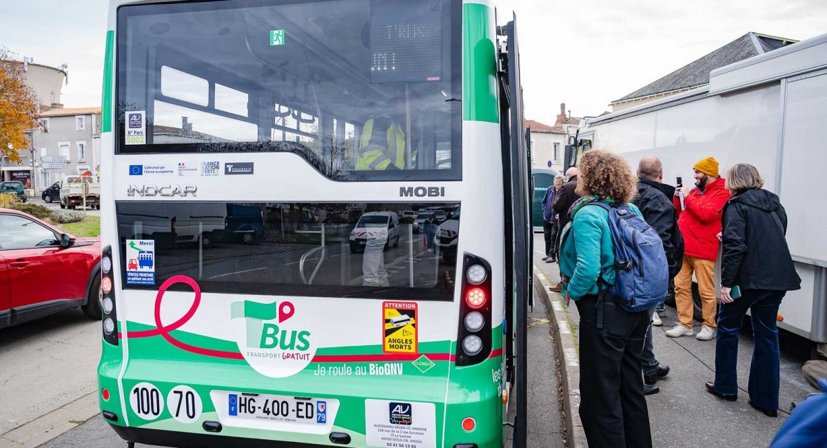 A Thouars, les minibus au bioGNV entrent en service