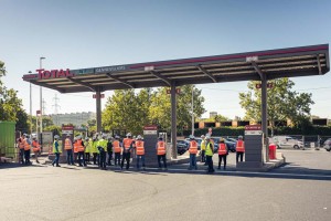Total et le SIGEIF ouvrent une nouvelle station GNV à Gennevilliers