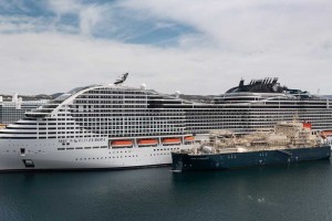 A Marseille, TotalEnergies réalise le premier avitaillement en GNL du MSC World Europa