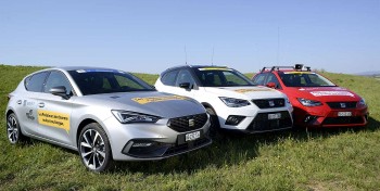 Les voitures GNV de Seat s'invitent au Tour de Romandie