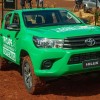 Le Toyota Hilux biométhane fait sa première apparition publique