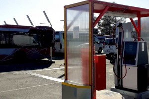 Station GNV : TSG équipe Transdev à Toulouse