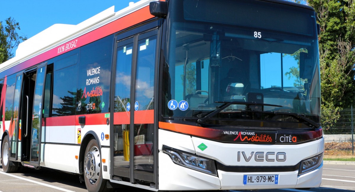 A Valence, dix nouveaux bus bioGNV pour le r&eacute;seau Cit&eacute;a